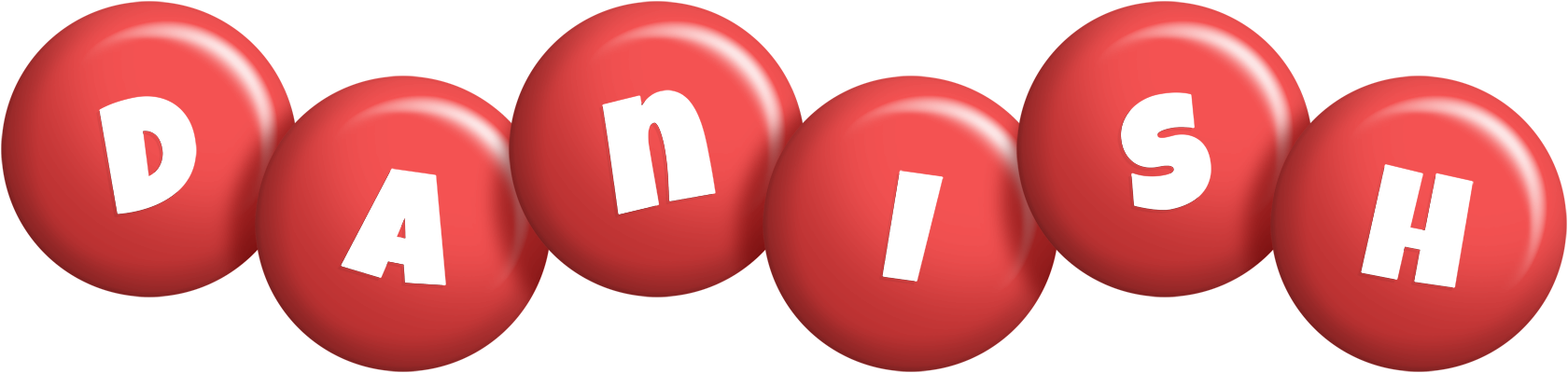 Danish candy-red logo