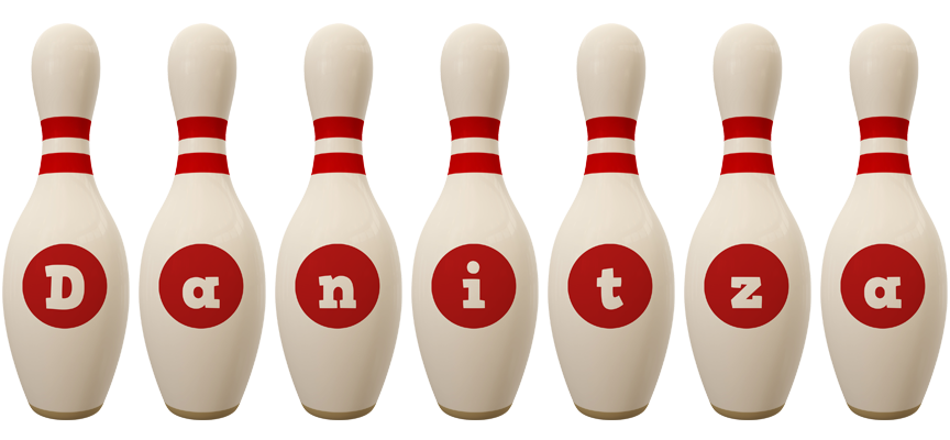 Danitza bowling-pin logo