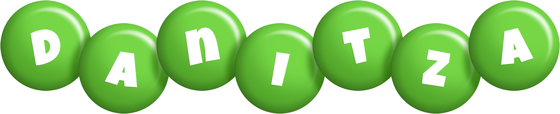 Danitza candy-green logo