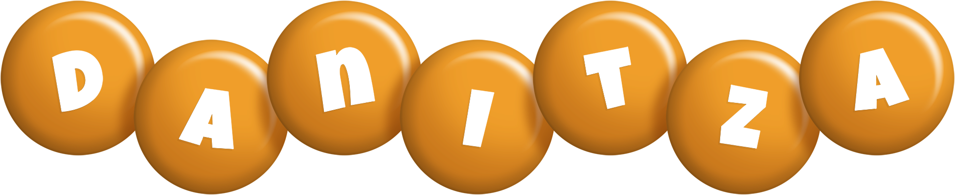 Danitza candy-orange logo