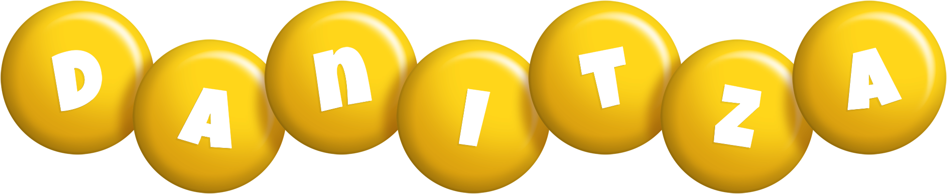 Danitza candy-yellow logo