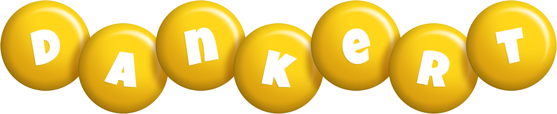 Dankert candy-yellow logo
