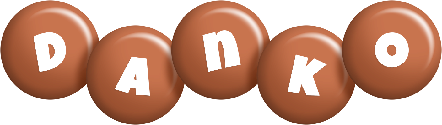 Danko candy-brown logo