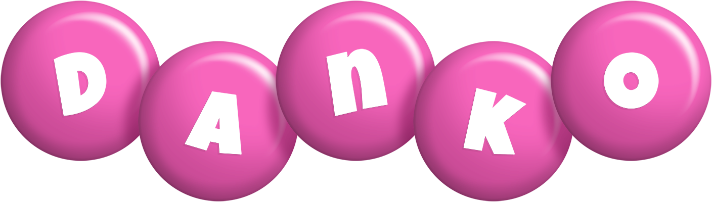 Danko candy-pink logo