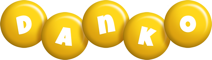 Danko candy-yellow logo