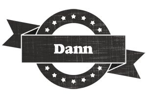 Dann grunge logo