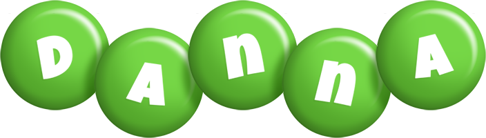 Danna candy-green logo