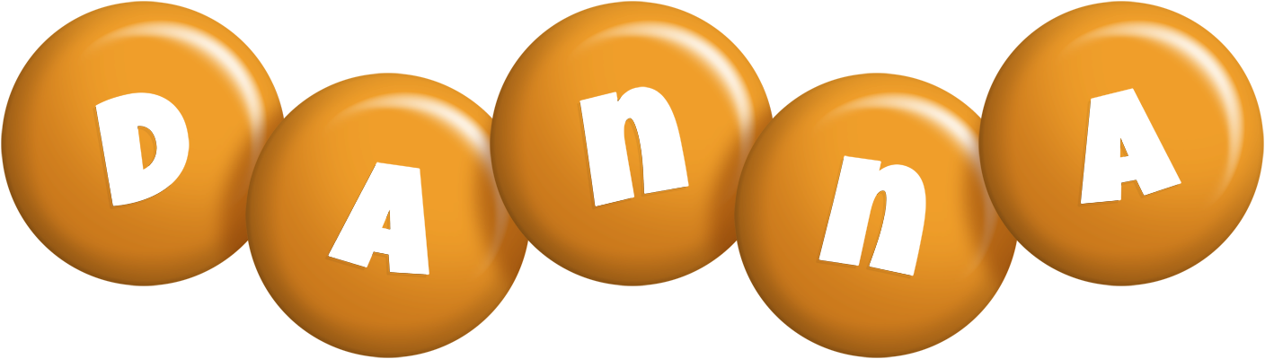 Danna candy-orange logo