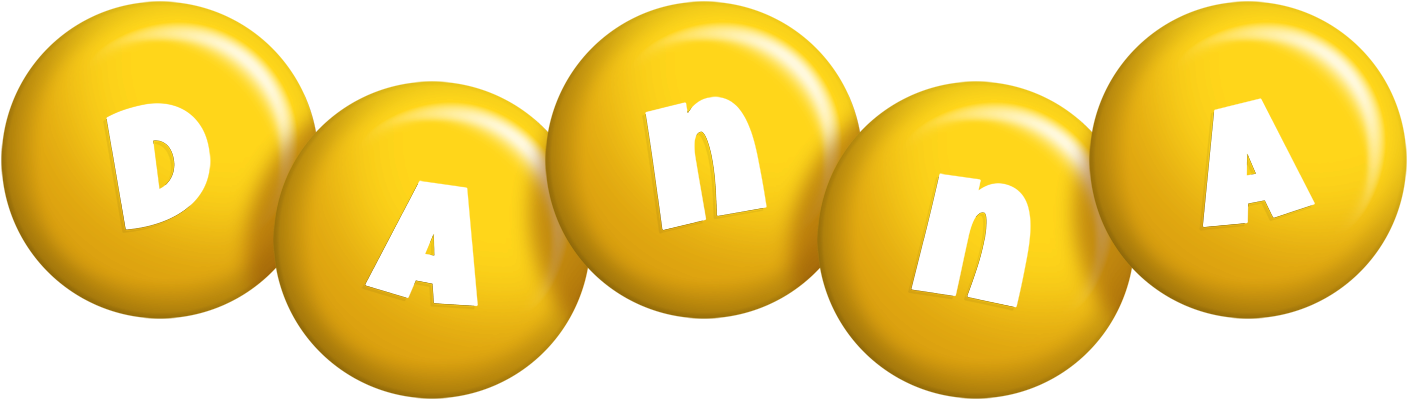 Danna candy-yellow logo