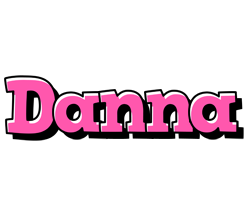Danna girlish logo