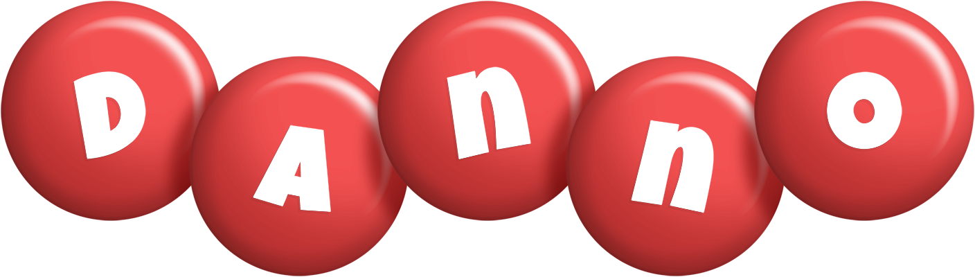Danno candy-red logo