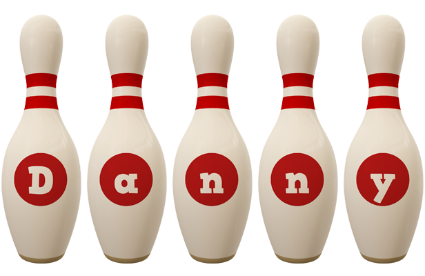 Danny bowling-pin logo