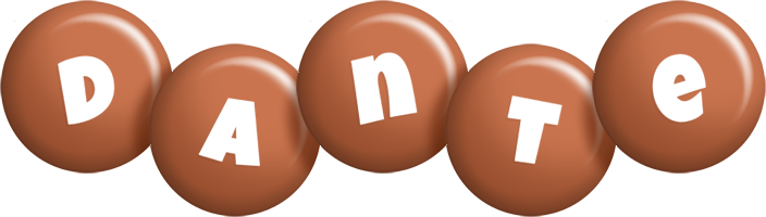 Dante candy-brown logo