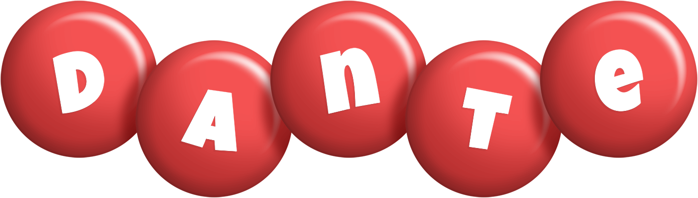 Dante candy-red logo