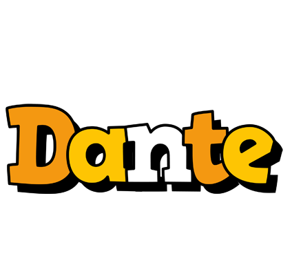 Dante cartoon logo