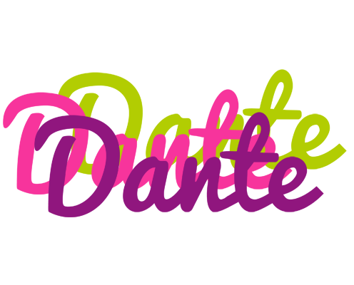Dante flowers logo