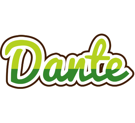 Dante golfing logo