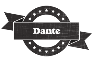 Dante grunge logo