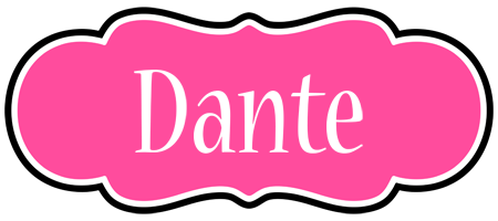 Dante invitation logo