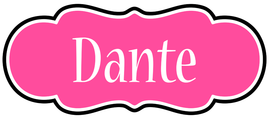Dante invitation logo