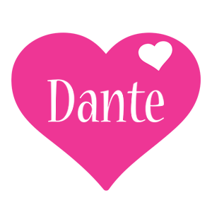 Dante love-heart logo