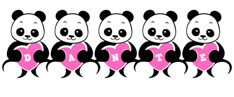Dante love-panda logo