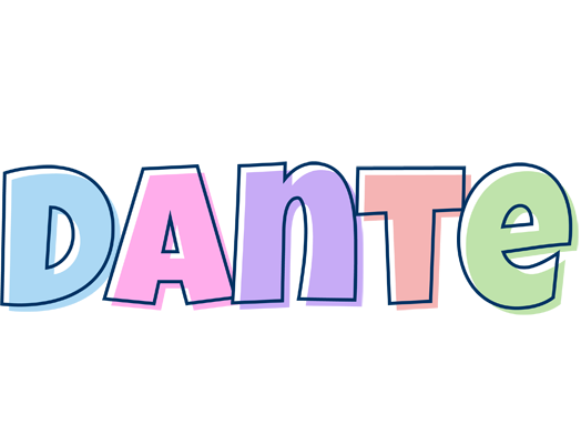Dante pastel logo
