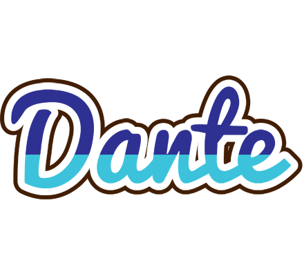 Dante raining logo