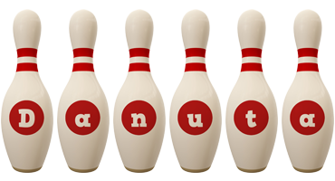 Danuta bowling-pin logo