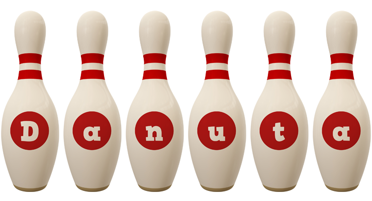 Danuta bowling-pin logo