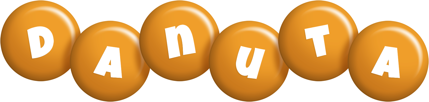 Danuta candy-orange logo