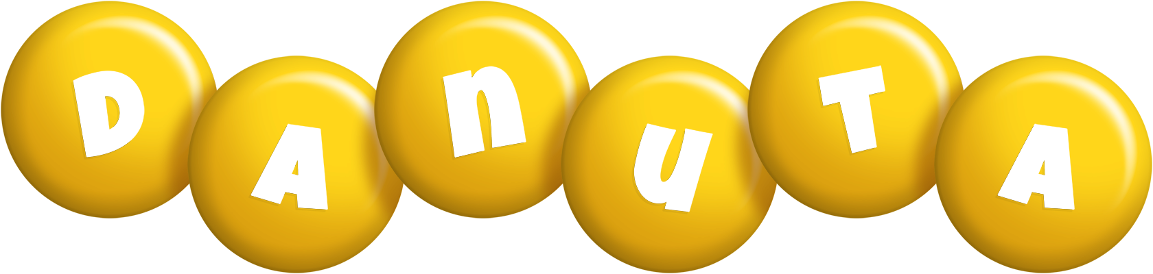 Danuta candy-yellow logo