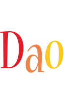 Dao birthday logo
