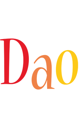 Dao birthday logo