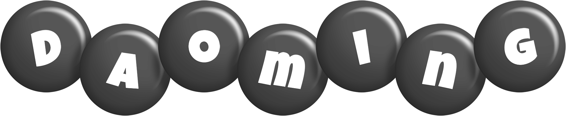Daoming candy-black logo