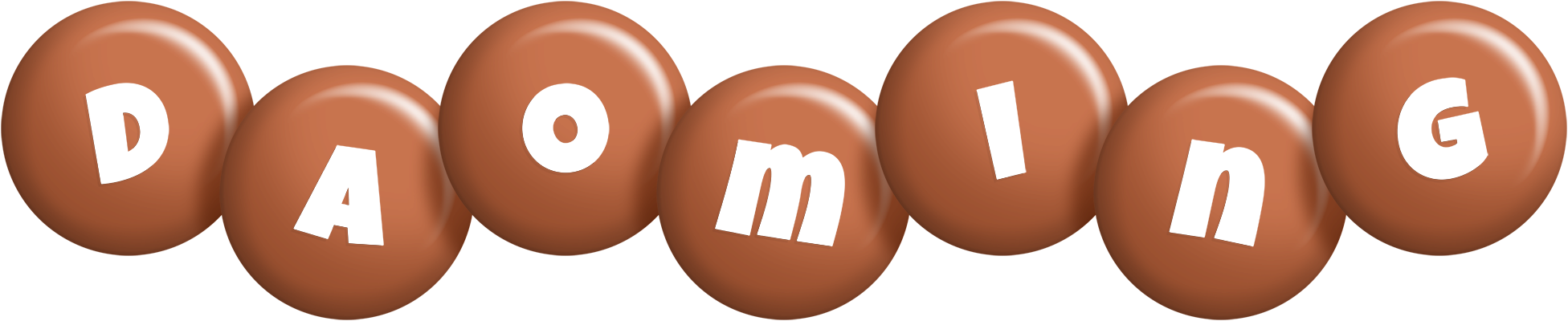 Daoming candy-brown logo
