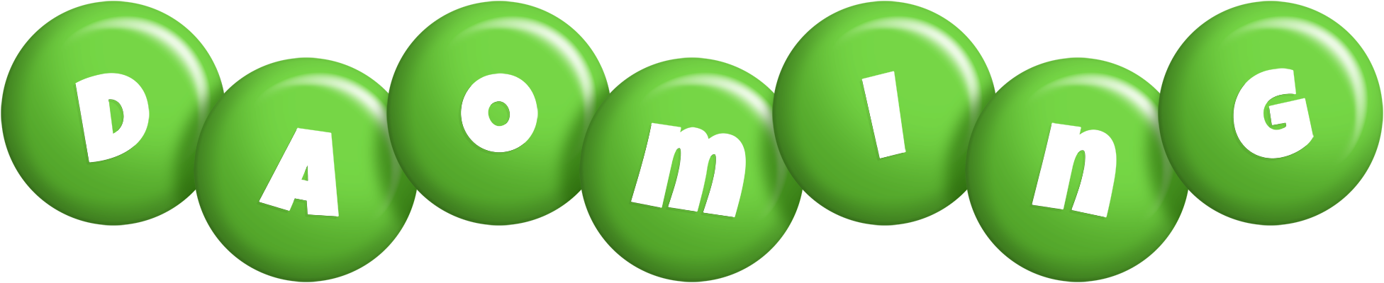 Daoming candy-green logo