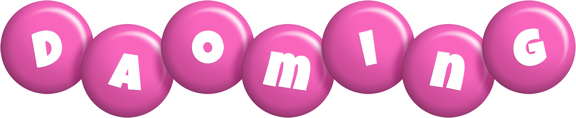 Daoming candy-pink logo