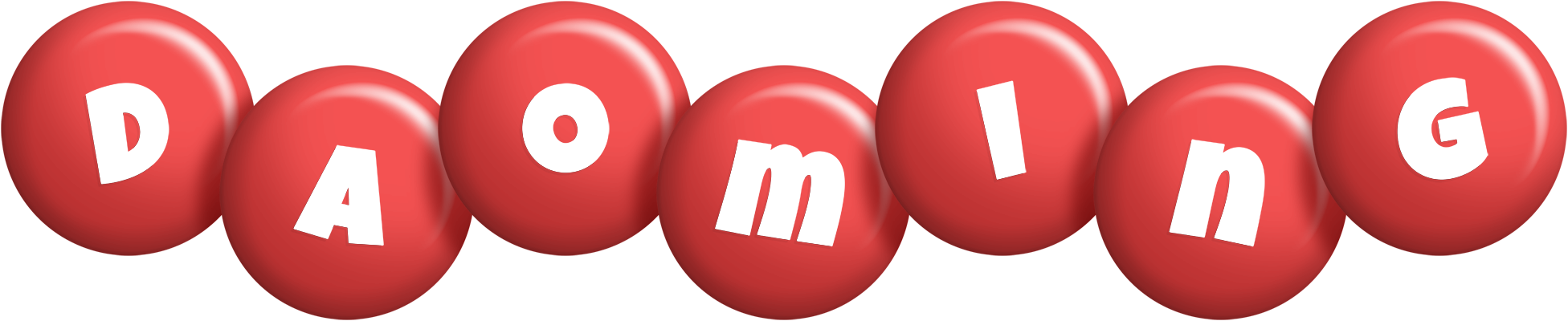 Daoming candy-red logo