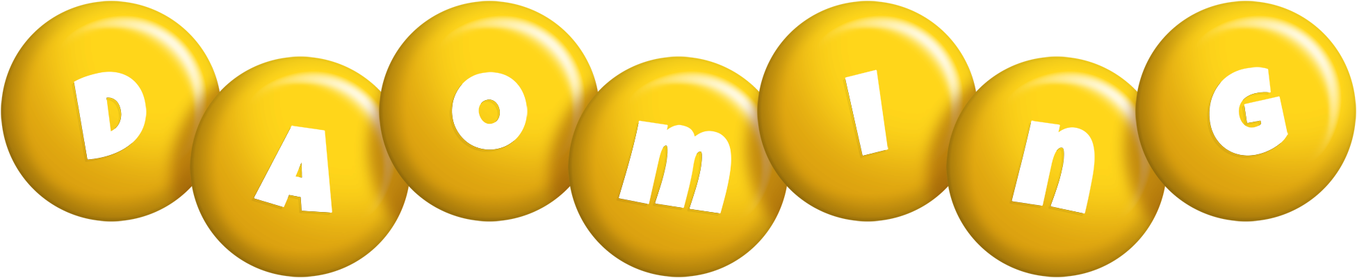 Daoming candy-yellow logo