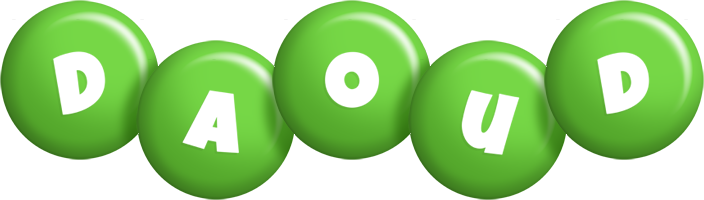 Daoud candy-green logo
