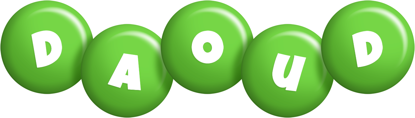 Daoud candy-green logo