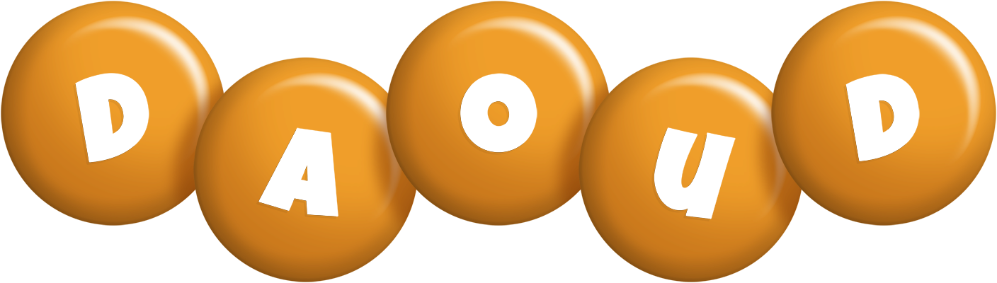 Daoud candy-orange logo