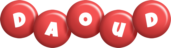 Daoud candy-red logo