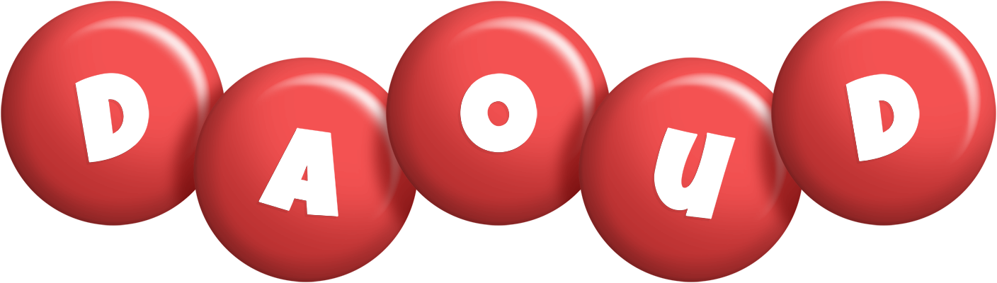 Daoud candy-red logo