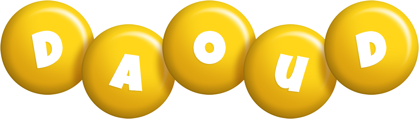 Daoud candy-yellow logo