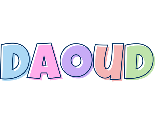 Daoud pastel logo