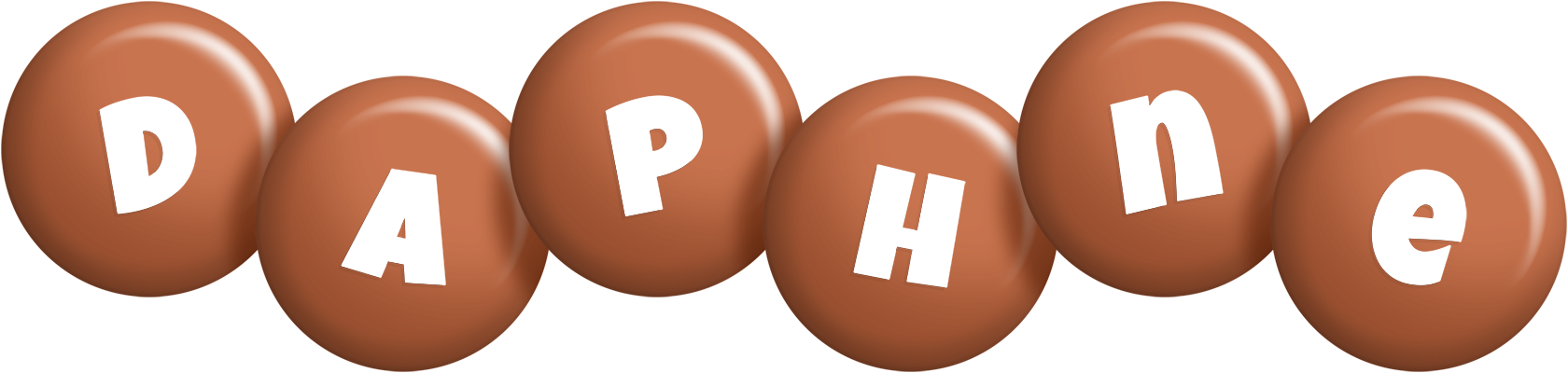 Daphne candy-brown logo