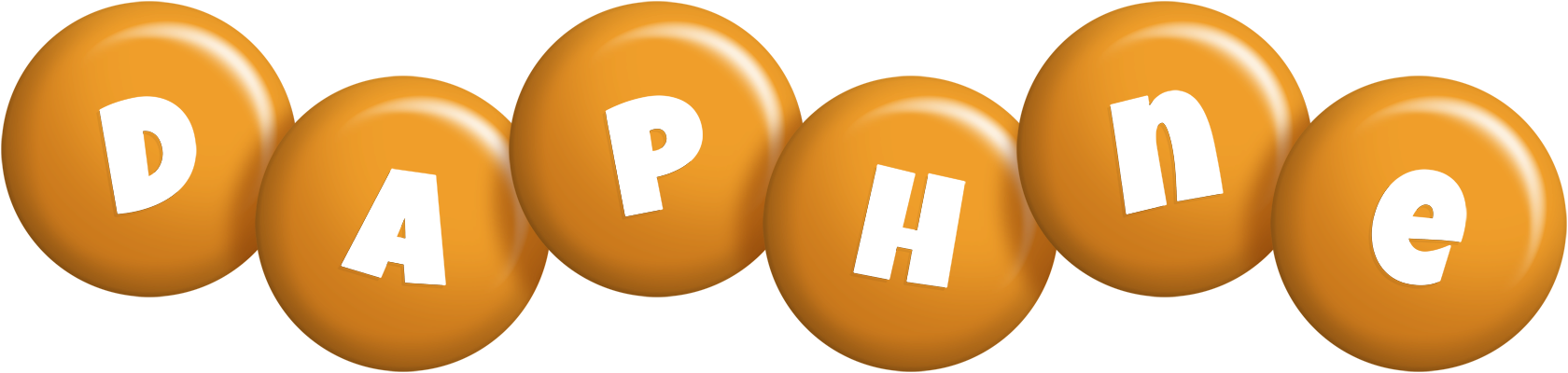Daphne candy-orange logo