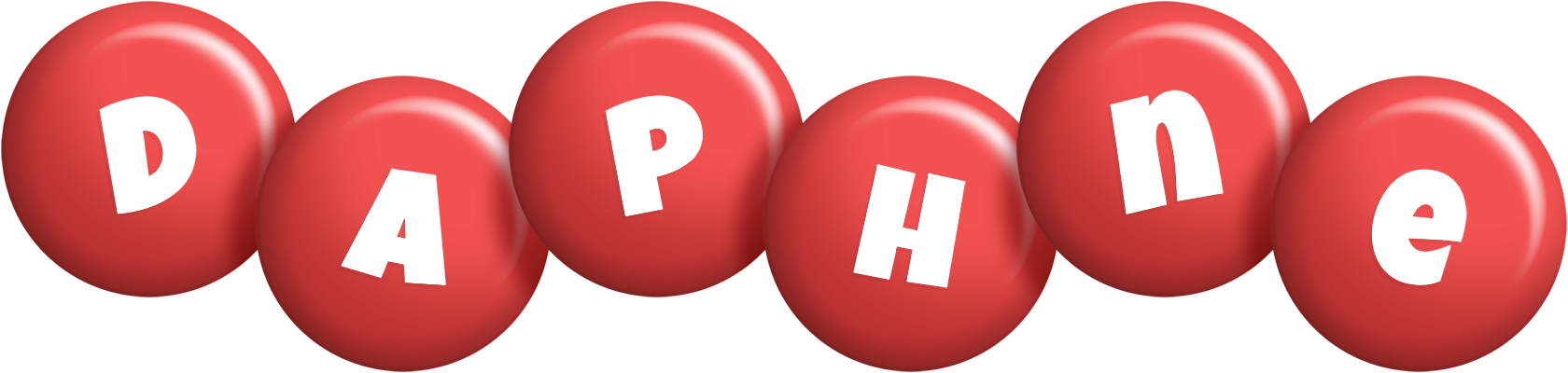 Daphne candy-red logo